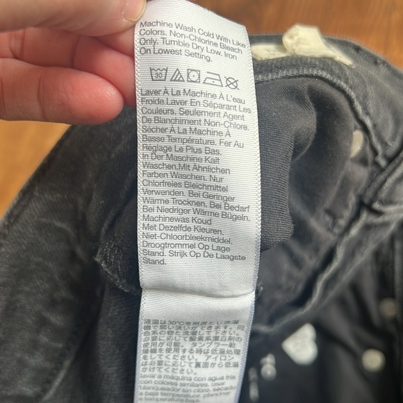 MADEWELL Black The Perfect Vintage Jean Denim Jeans High Rise‎ Retro Stretch 26 - Picture 9 of 9